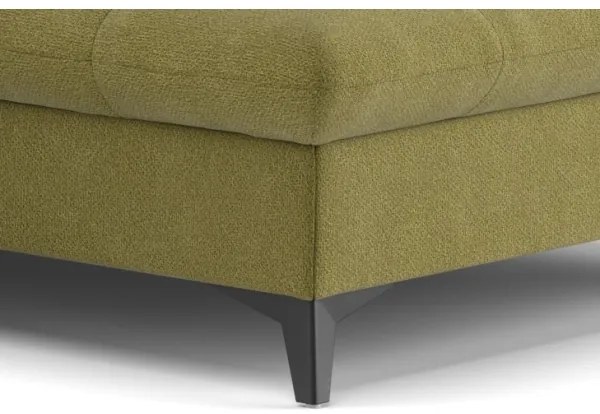 Rozkladacia rohová sedacia súprava do L MARANO pravá olivová