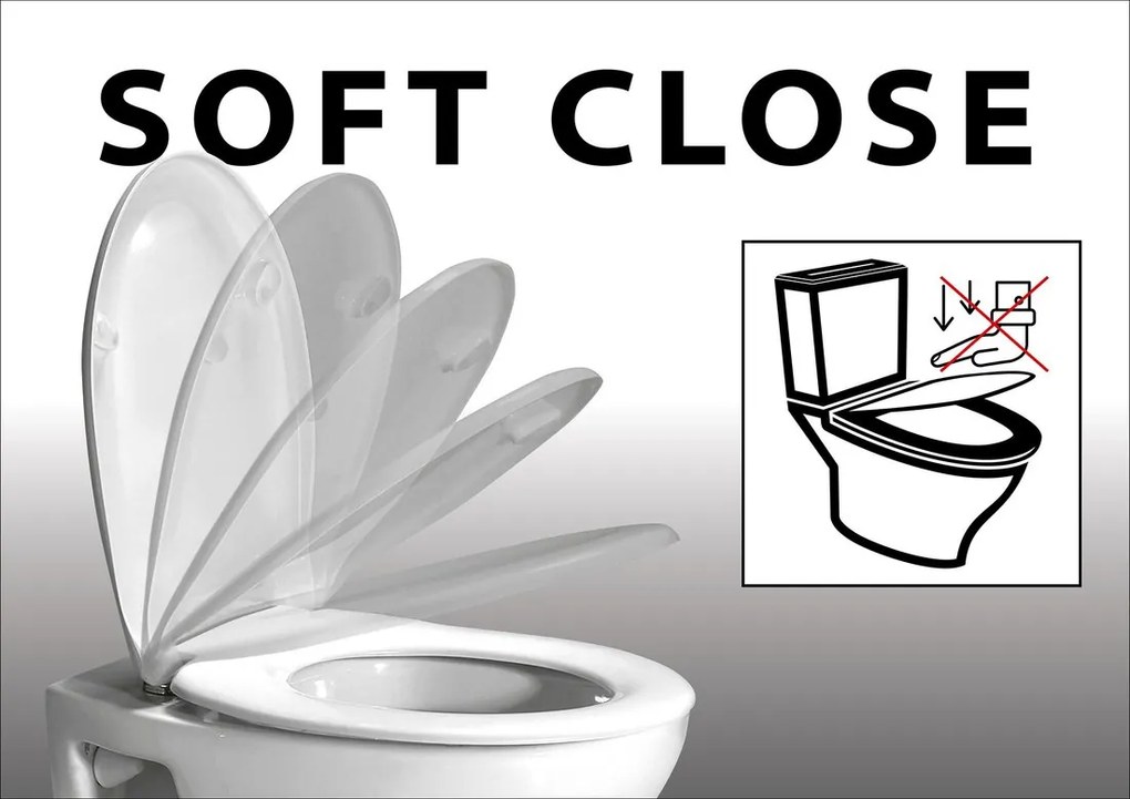 Isvea VEA, WC sedátko SLIM, Soft Close, Easy Take, biela, 40Z10200I
