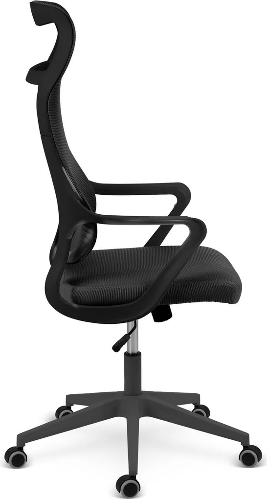 Kancelárska stolička z mikrosieťoviny Sofotel Labi - čierna