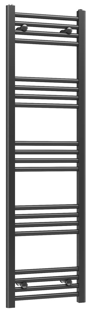 Gamma Erga Basic, vykurovacie teleso 1400x400 mm, 464 W, čierna, ERG-LAV-BASIC-14040-BK