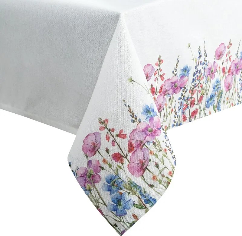 OBRUS RUBY 110X140CM BIELY