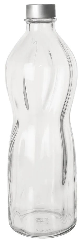 Orion Sklenená fľaša na mlieko/ olej / aviváž, s uzáverom so závitom - 1l AQUA