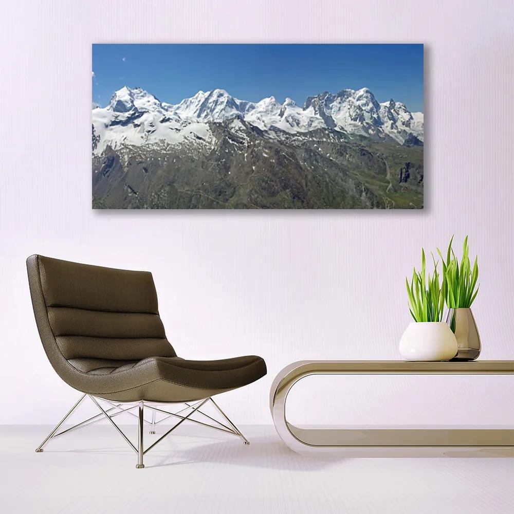 Obraz plexi Hory sneh príroda 120x60 cm