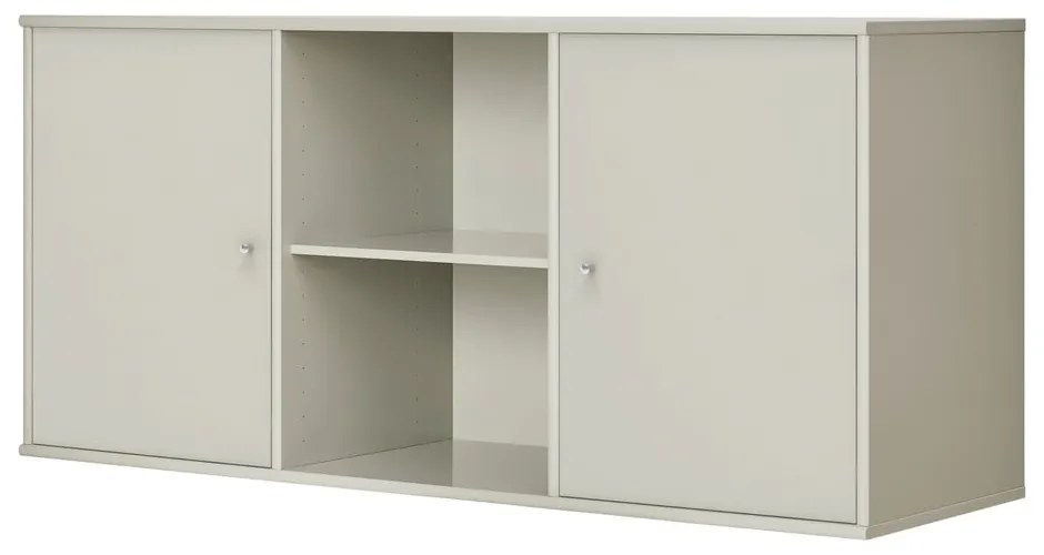 Béžová nízka závesná komoda 133x61 cm Mistral – Hammel Furniture