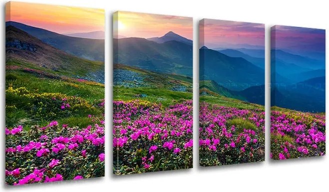 Obraz na stenu 4 dielny SLOVENSKO SK031E41