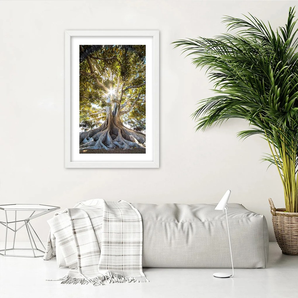 Gario Plagát Veľký exotický strom Farba rámu: Bez rámu, Rozmery: 40 x 60 cm