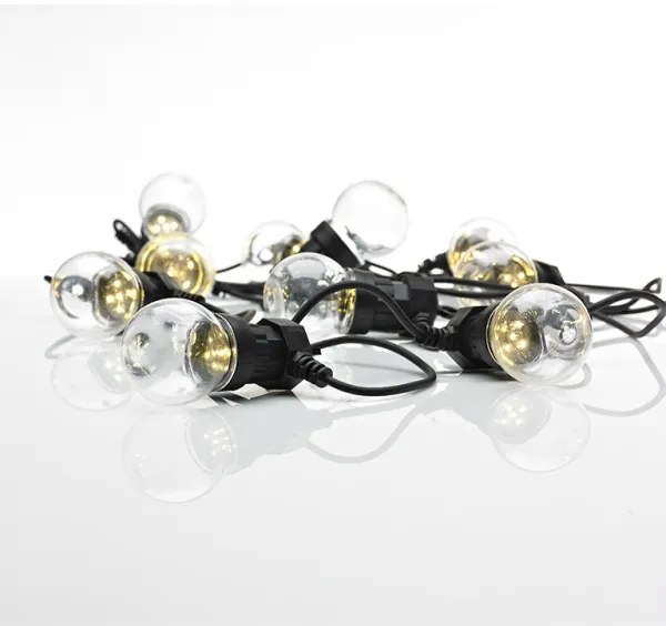 Markslöjd 703181 - LED Vianočná vonkajšia reťaz DAKKE 10xLED 7,5m IP44 teplá biela