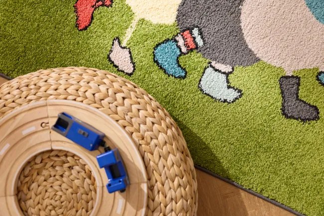 Detský koberec Funky Top Ivo zelený