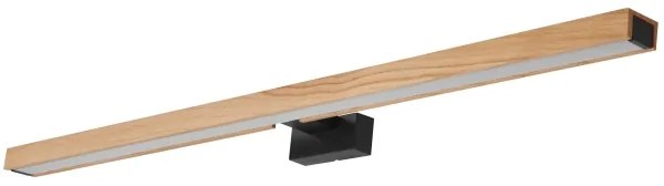 Brilagi-LED Kúpeľňové osvetlenie zrkadla WOODY MIRROR LED/15W/230V IP44 dub/čierna