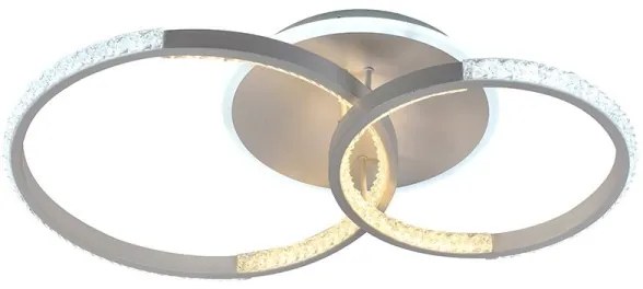 LED Stmievateľný prisadený luster LED/55W/230V 3000-6500K + DO