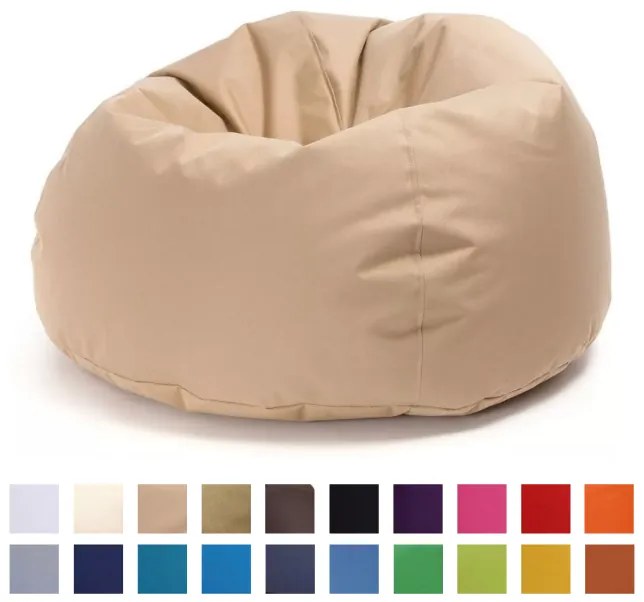 Lacný sedací vak Sakwa L – pohodlný vak pre deti aj dospelých, ľahko umývateľný polyester Farba: NC16 - tm. sivá