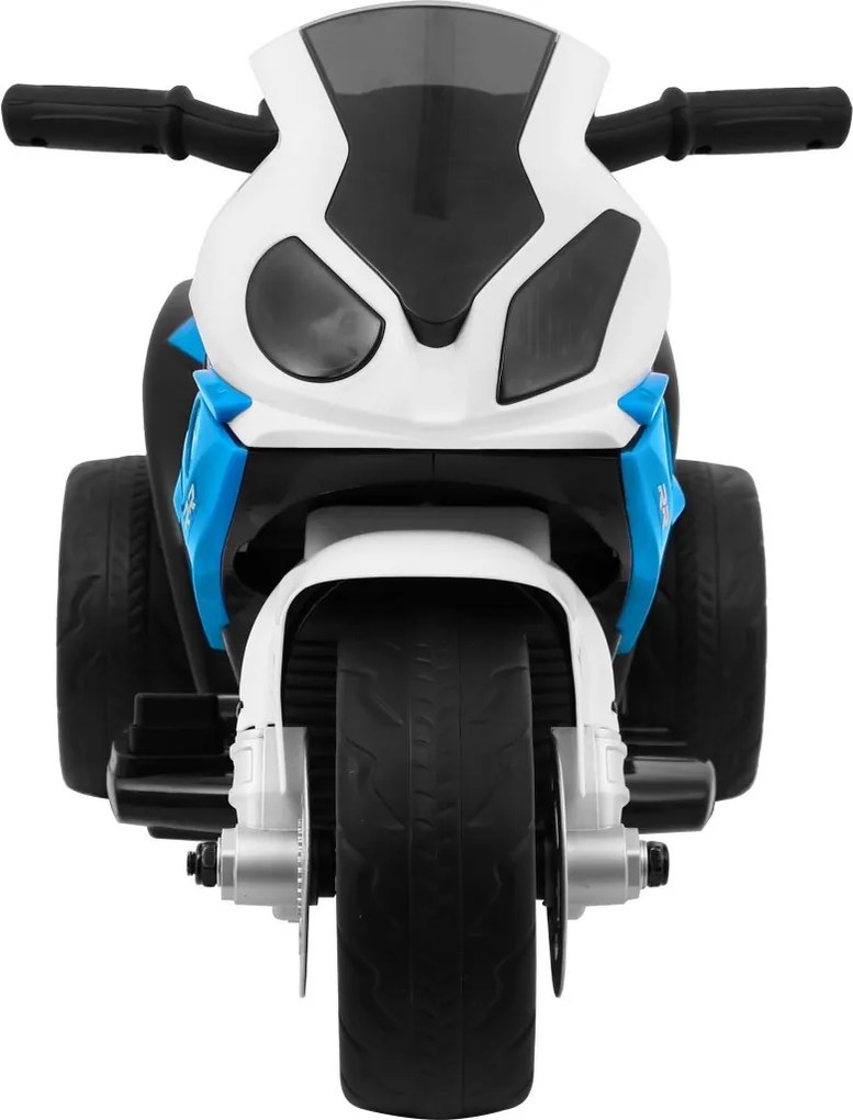 Ramiz BMW S1000 RR Mini detský motocykel na batérie modrý + 3 kolieska + zvuky + LED