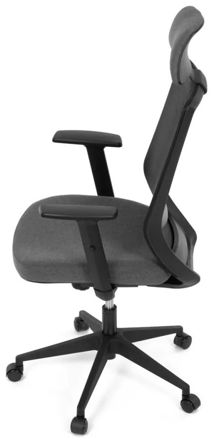 Kancelárska ergonomická stolička SENA — látka, čierna
