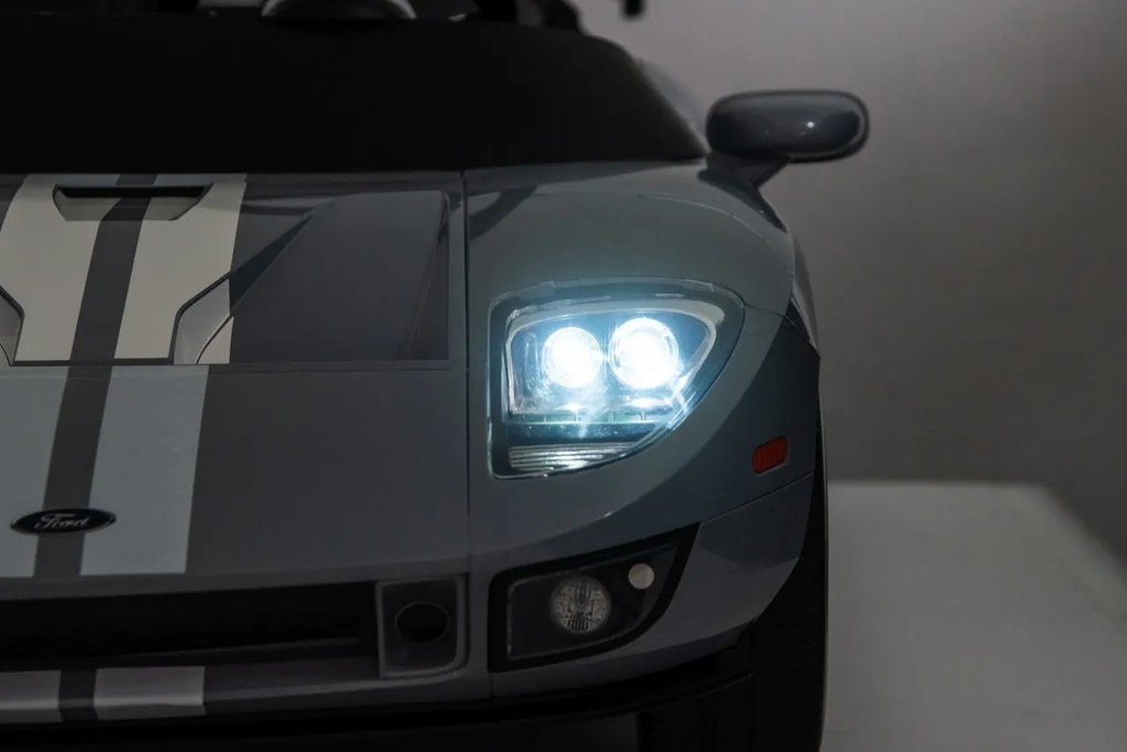Elektrické autíčko pre deti Ford GT sivé
