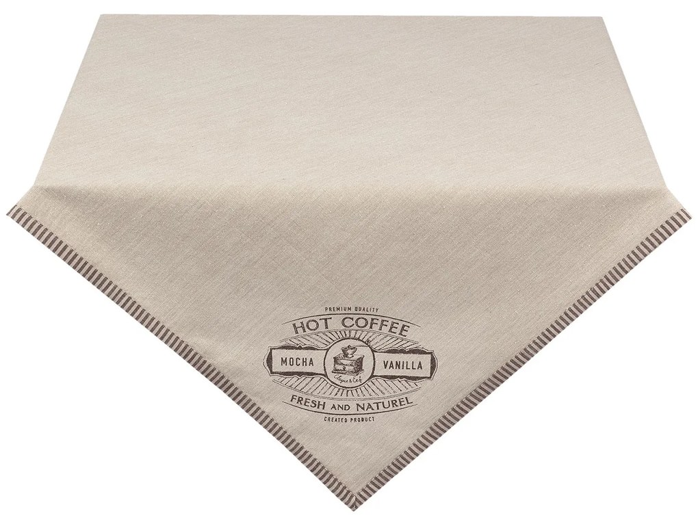 Obrus na stôl But First Coffee -150*250 cm