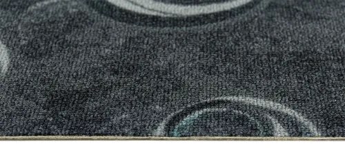 Koberce Breno Metrážny koberec DROPS 99, šíře role 400 cm, sivá, viacfarebná