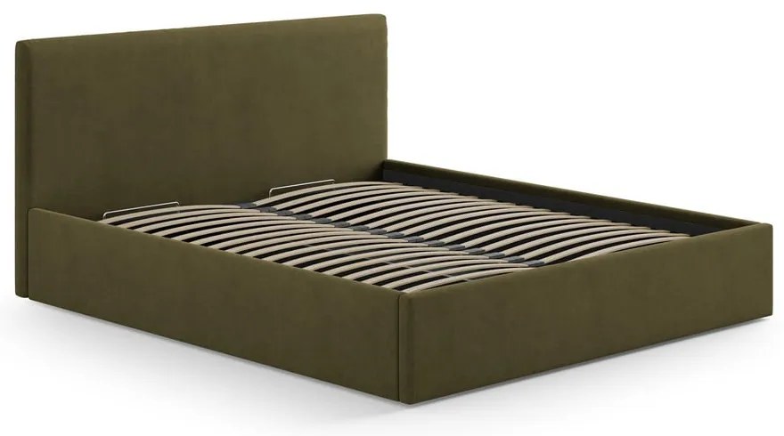 Zelené čalúnené čelo postele 190,5x100 cm Remo – Micadoni