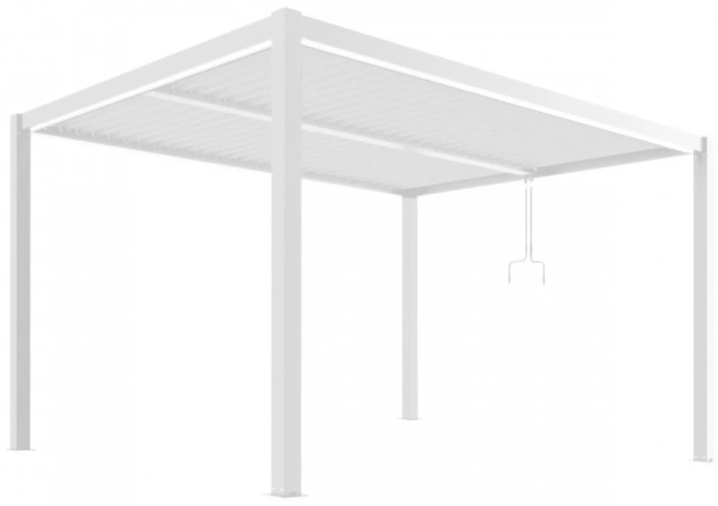 Luxe pergola biela 3x4 m