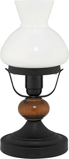Rábalux Petronel 7072 Nočná stolová lampa matný čierny kov E27 1x MAX 60W IP20