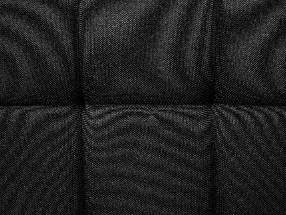 Súprava 2 čiernych nastaviteľných barových stoličiek MARION Beliani