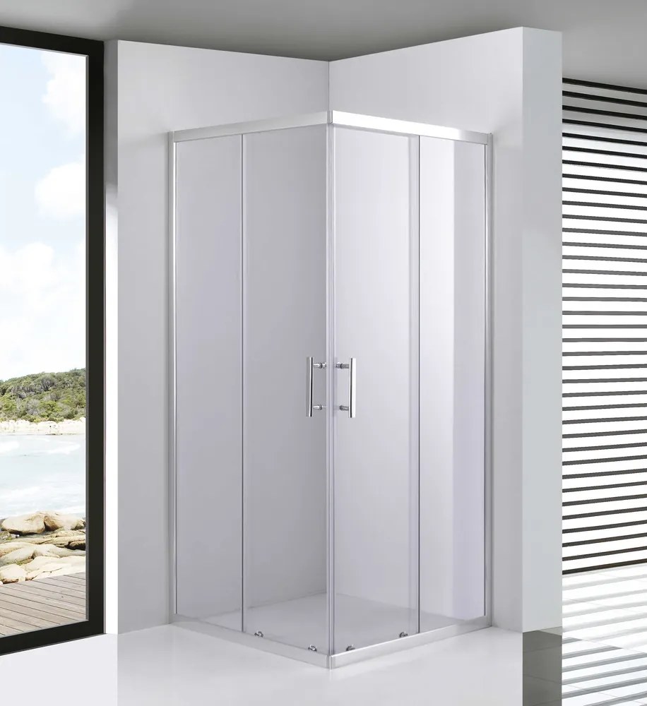 Toulon 6mm Sprchový kút 100*100 190cm