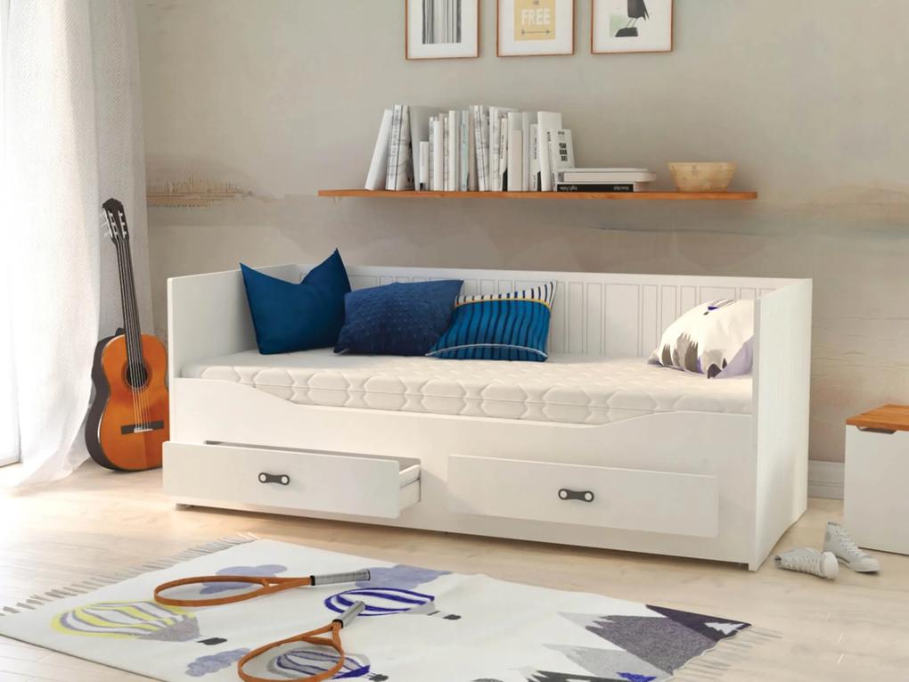 GL Rozkladacia posteľ Hermes II 200x80 s matracmi