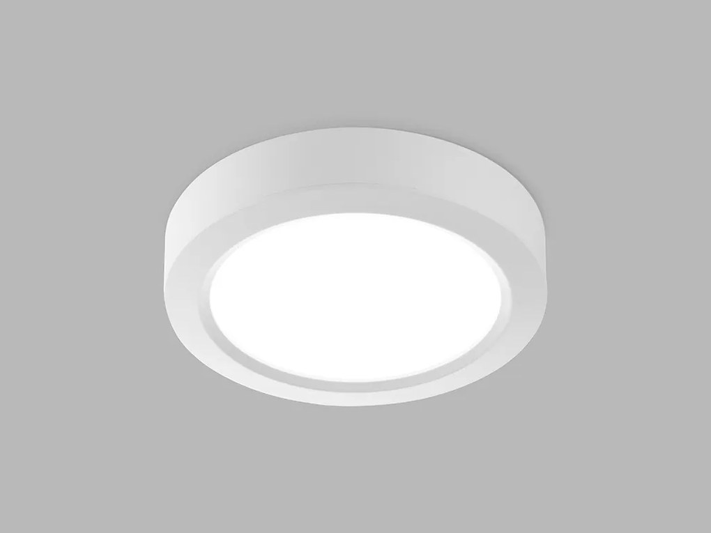 LED2 Zápustné stropné LED osvetlenie EASY, 12W, denná biela, okrúhle, biele