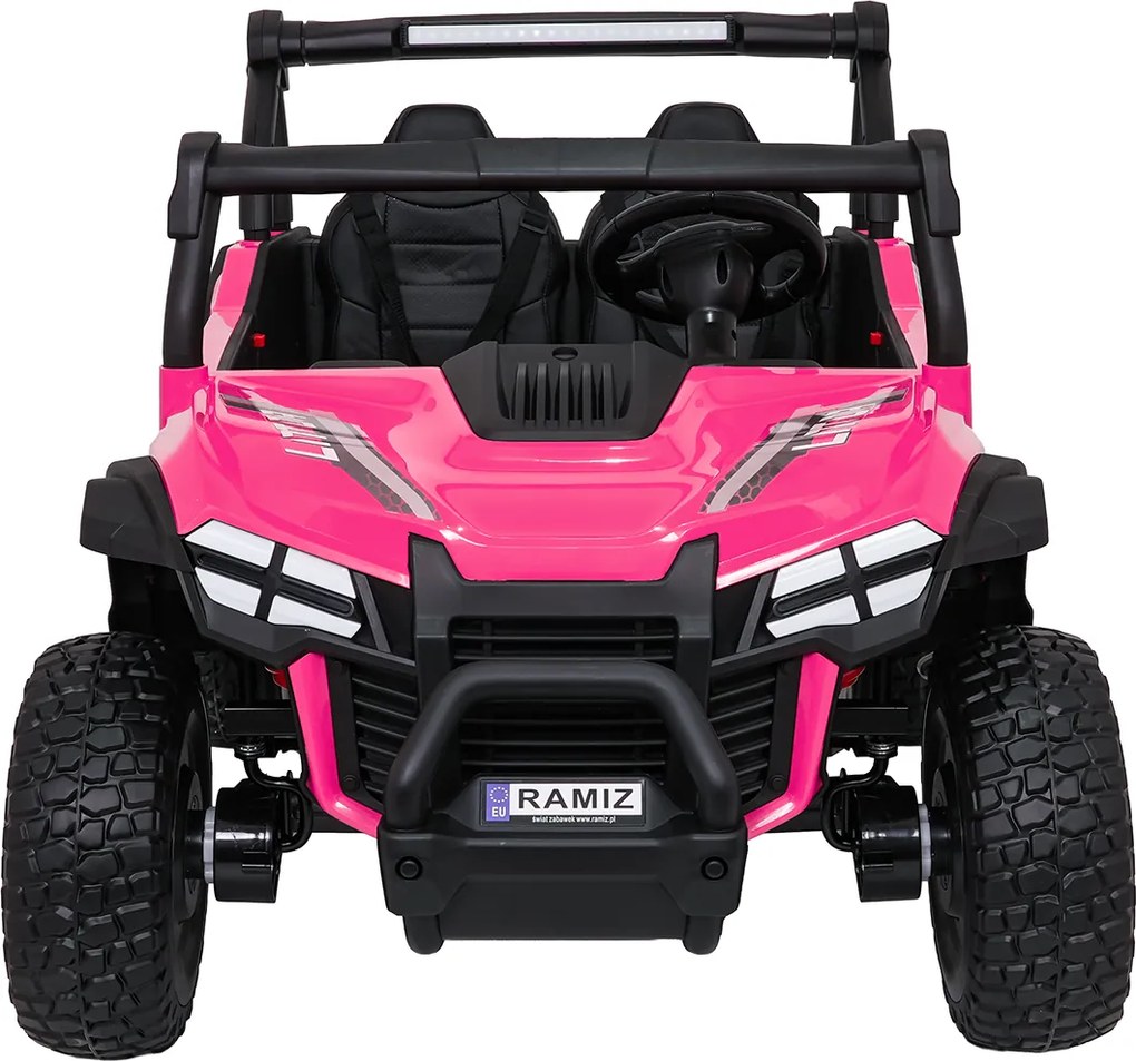 Ramiz Elektrická bugina Gravity pre deti ružová + pohon 4x4 + diaľkové ovládanie