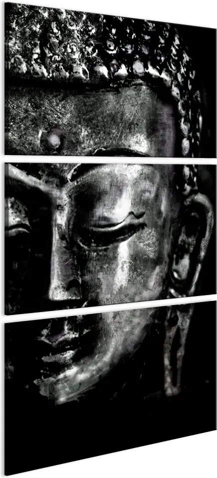 Obraz na plátne Bimago - Grey Buddha 60x120 cm