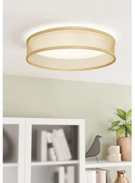 Eglo 900796 - LED Stropné svietidlo LUPPINERIA LED/20W/230V zlatá