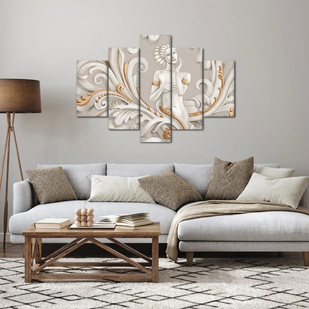 Obraz bohyne v ornamentálnom pozadí (150x105 cm)
