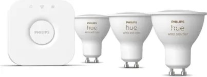 Základná sada Philips Hue WACA 3xGU10/4,2W/230V 2200-6500K + Hue Bridge