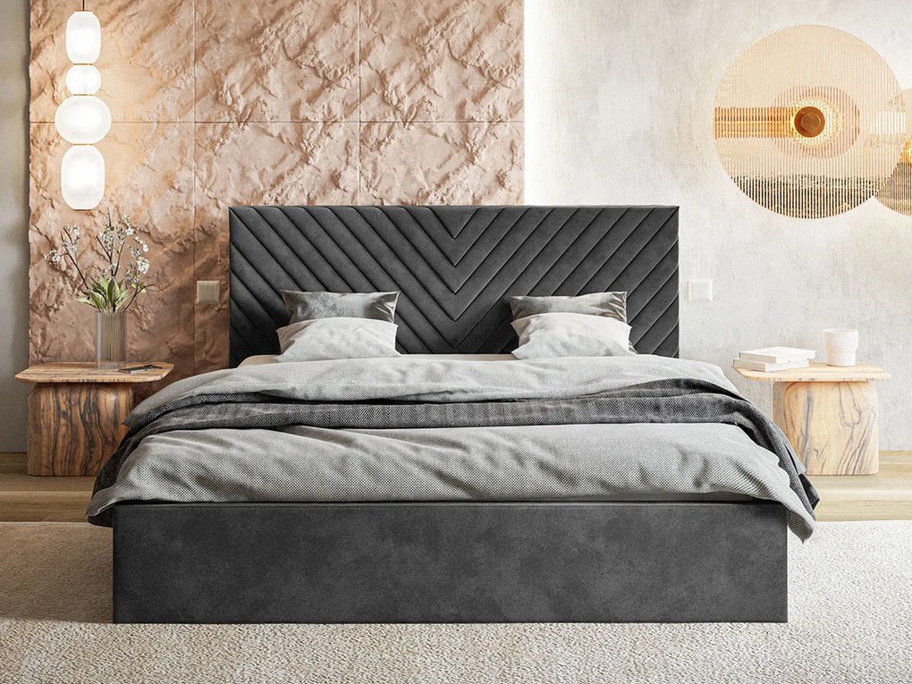 PROXIMA.store - Luxusná čalúnená posteľ GIOVANNA ROZMER: 160 x 200 cm
