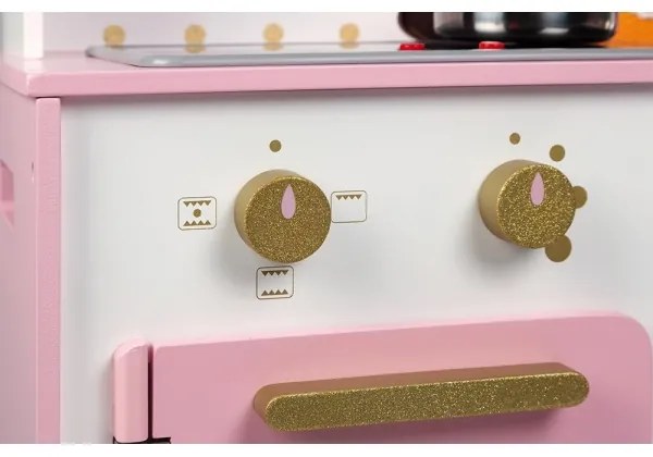 Janod - Drevená kuchynka s LED doskou CANDY CHIC