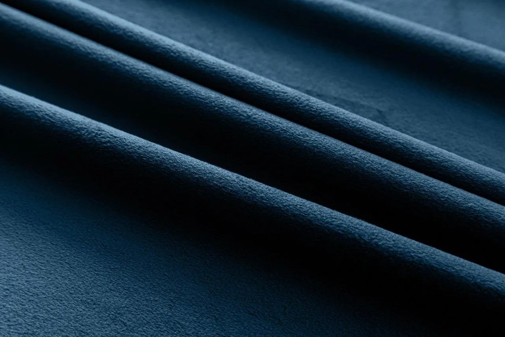 Petrolejový zatemňovací záves VELVET 140x270 cm Zavesenie: Riasiaca páska