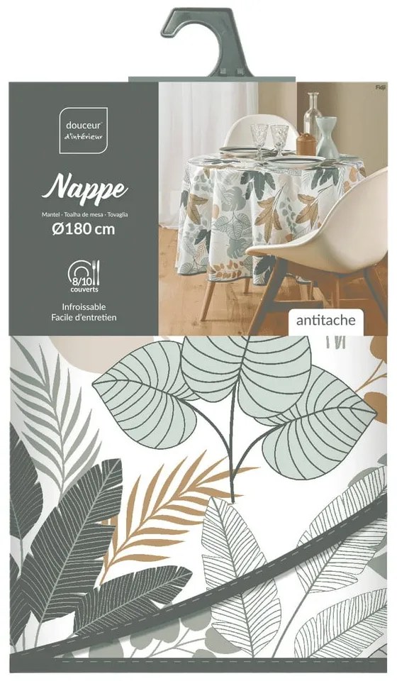 Obrus ø 180 cm Fidji – douceur d'intérieur