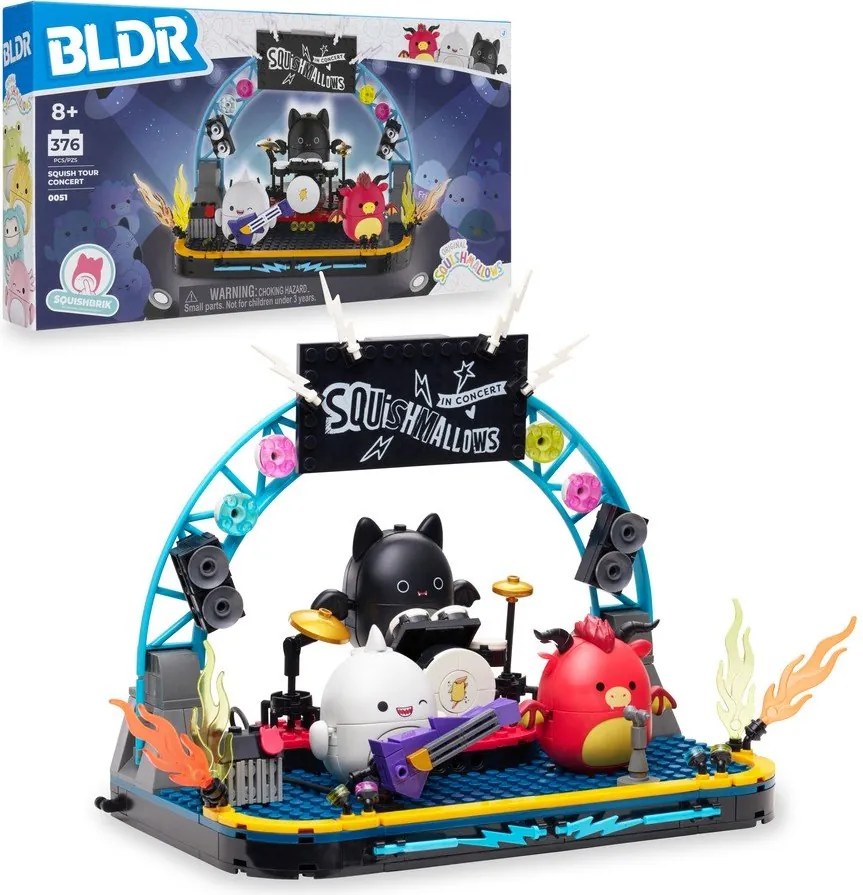 Stavebnica BLDR Concert – SQUISHMALLOWS