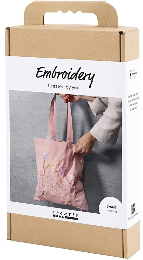 Kreatívna sada Vyšívaná textilná taška