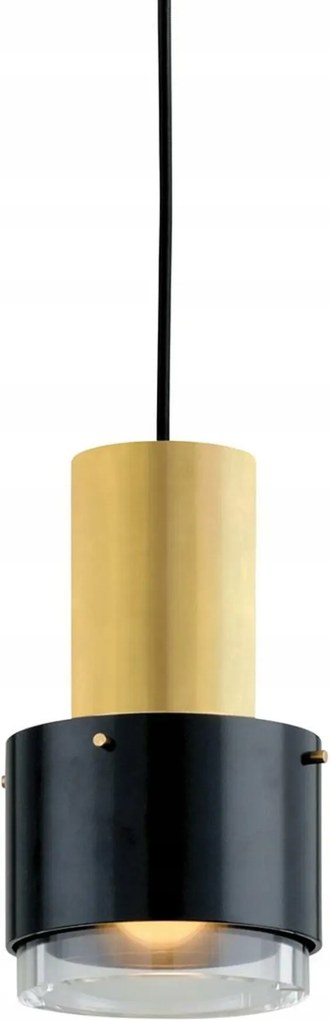 Hudson Valley závesné svietidlo Melrose mosadz/akryl mosadz/číra E27 1x60W 276