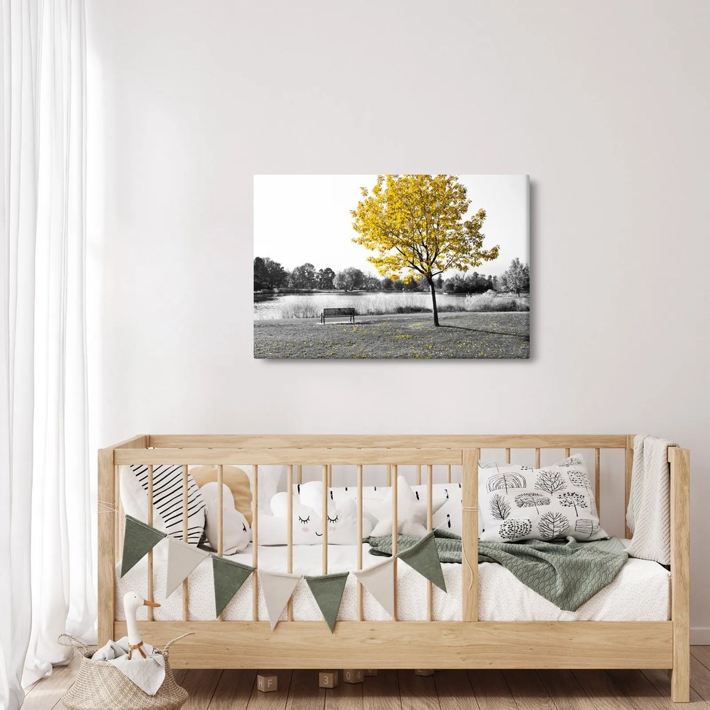 Obraz - Odpočinok v parku (90x60 cm)