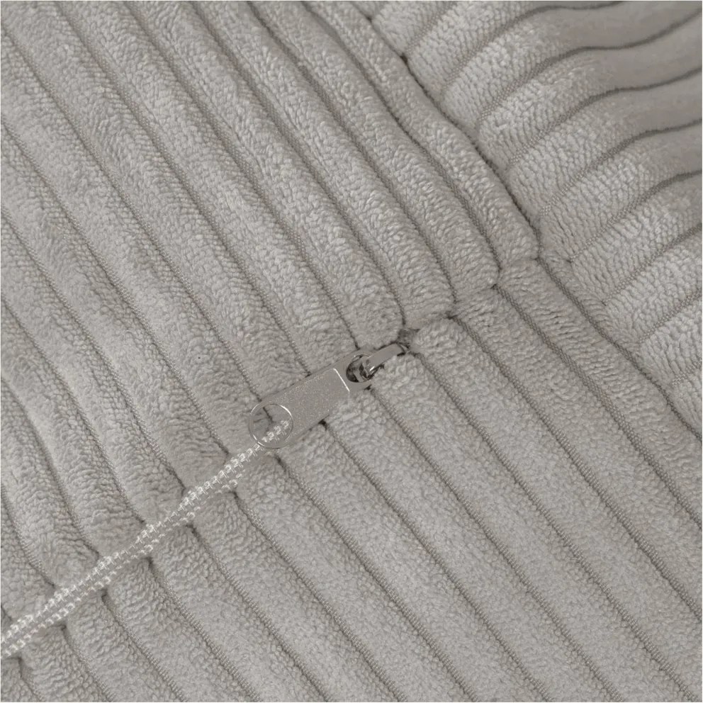 Sedací vak pre deti – béžový, prémiový manšestr