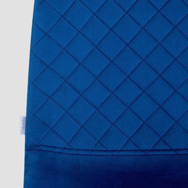 Jedálenská stolička NOIR zamatová modrá 743856