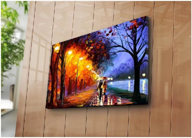 Obraz na plátne Fall Walk, 70 × 45 cm