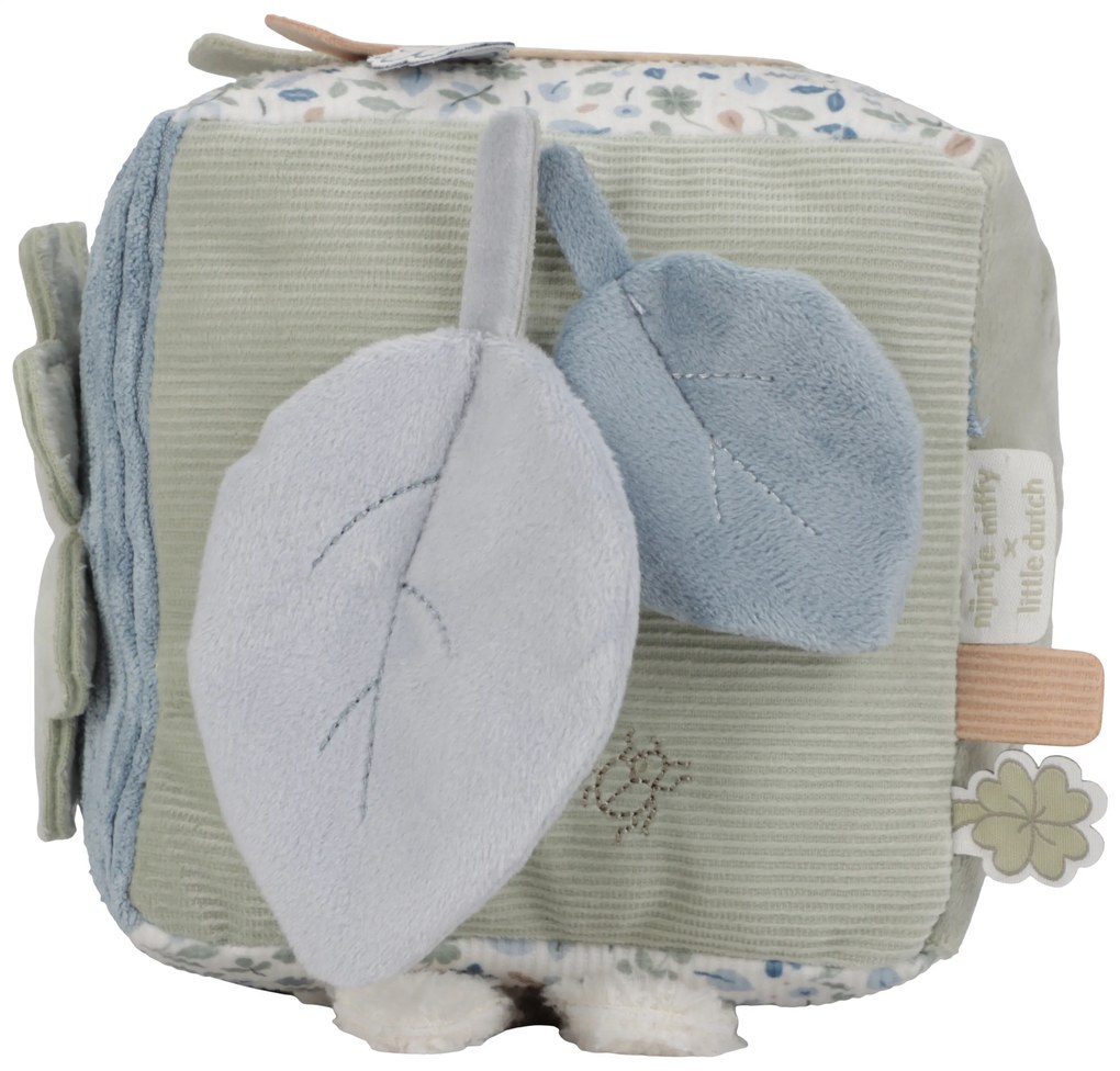 Kocka textilna králiček Miffy Lucky Leaves