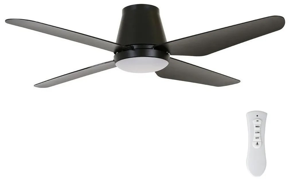 Lucci Air 213002 - LED Stropný ventilátor AIRFUSION ARIA LED/18W/230V čierna + DO