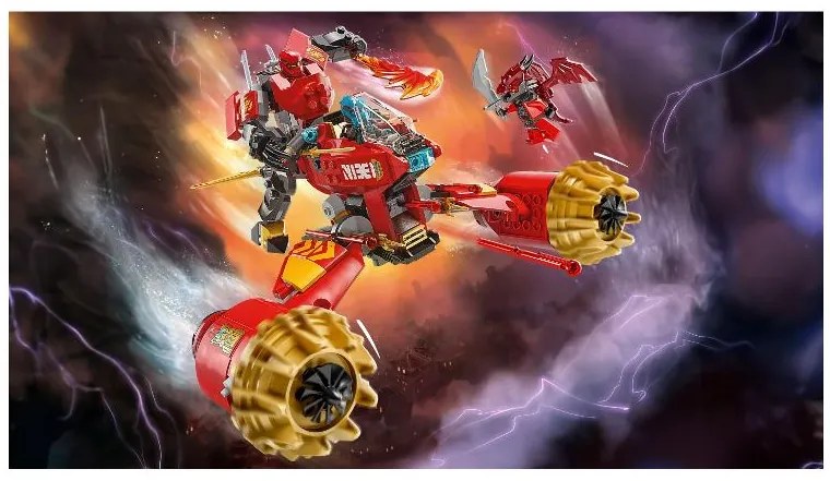 Lego®  Ninjago 71830 Kaiov búrkový jazdec a drak  (100396837)