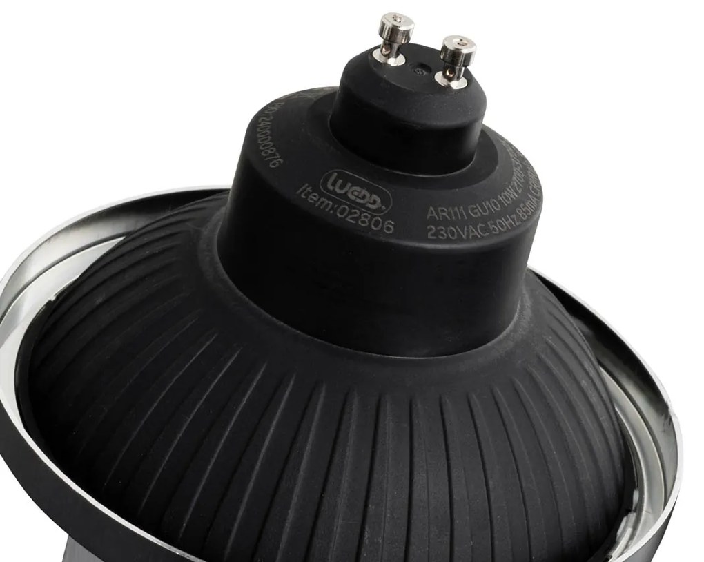 GU10 3-kroková stmievateľná LED žiarovka Kelvin AR111 10W 800 lm 2700 - 3700K