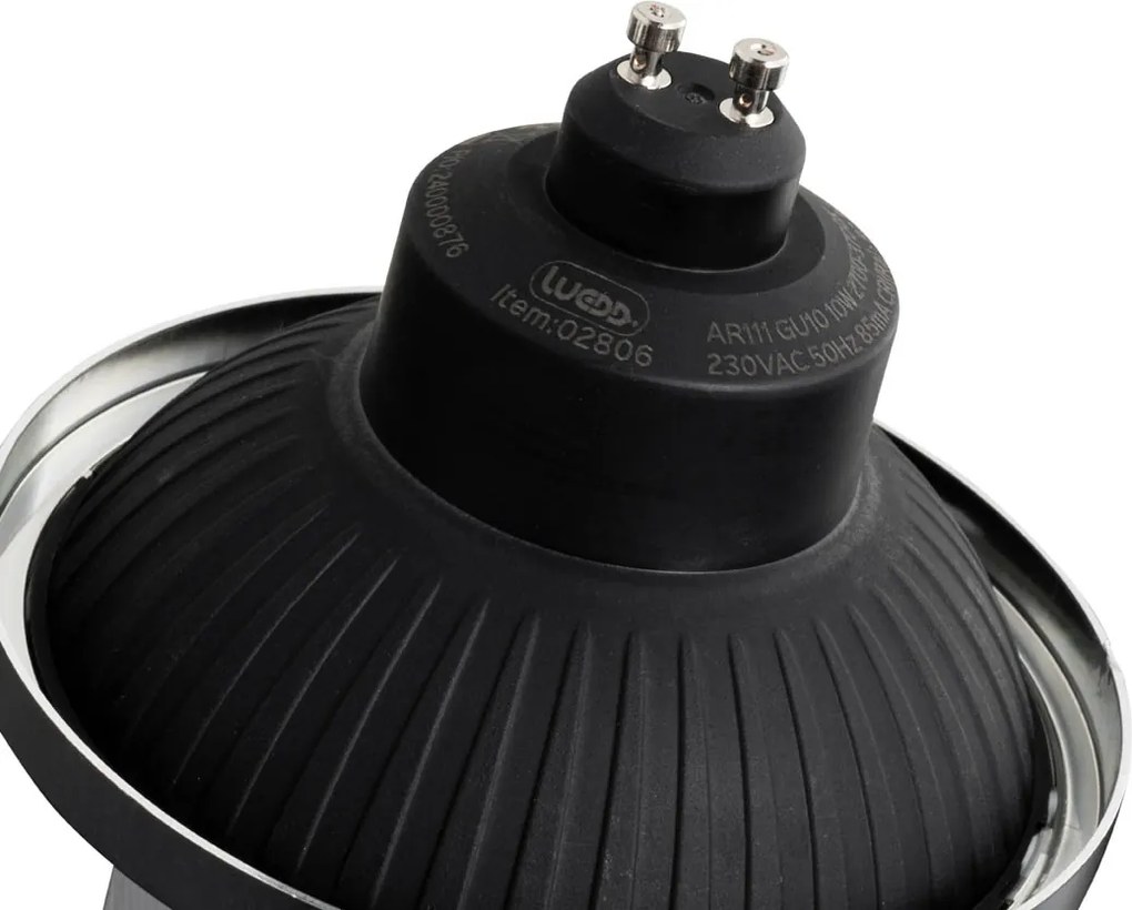 Sada 5 GU10 3-stupňových stmievateľných LED žiaroviek AR111 10W 800 lm 2700 - 3700K