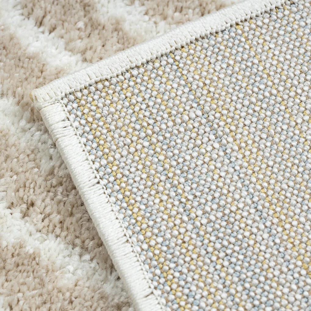 Dywany Łuszczów, Kusový koberec Fusion 0240 cream/yellow, 120x170, viacfarebná, kancelária