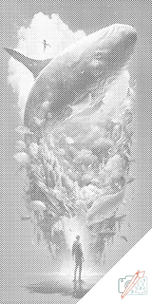 Gario Bodkovanie Podmorský sen Rozmery: 40 x 80 cm, Rámovanie: S vnútorným rámom, Farba bodiek: Modrá